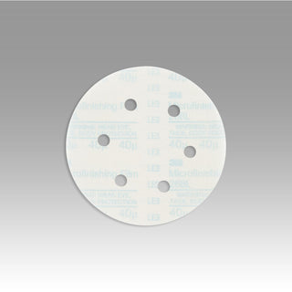 3M Hookit Microfinishing Film Disc 268L, 40 Mic 3MIL, Type D, 6 in x
NH, D/F 8HL