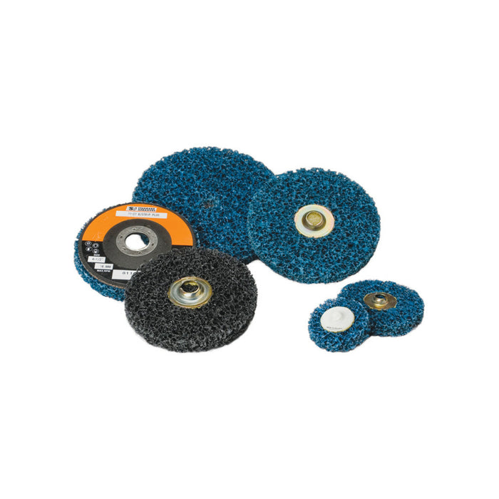 Standard Abrasives Quick Change Cleaning Pro Disc, 840499, SiC Coarse,TR, Blue