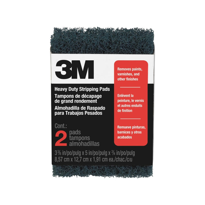 3M Heavy Duty Stripping Pads 10111NA, 3 Coarse, Two-pack, Open Stock