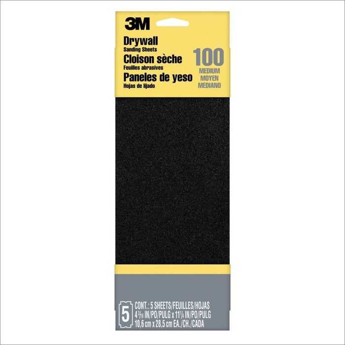 3M Drywall Sanding Sheets 9092DC-NA, 4.1875 in x 11 in, 2 Sheet Medium
Grit