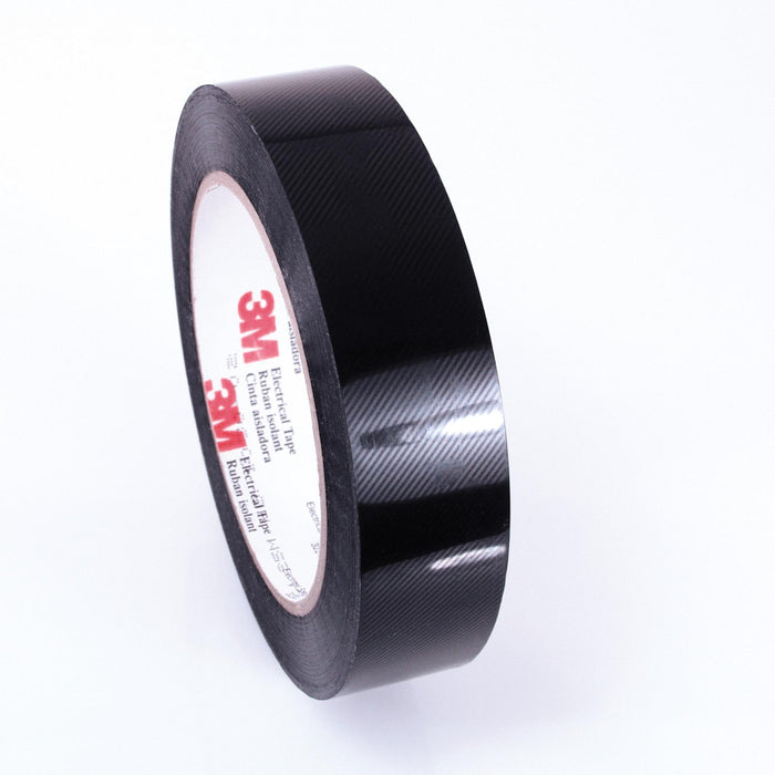 3M Polyester Film Electrical Tape 1318-1, Black, 24 in x 72 yd