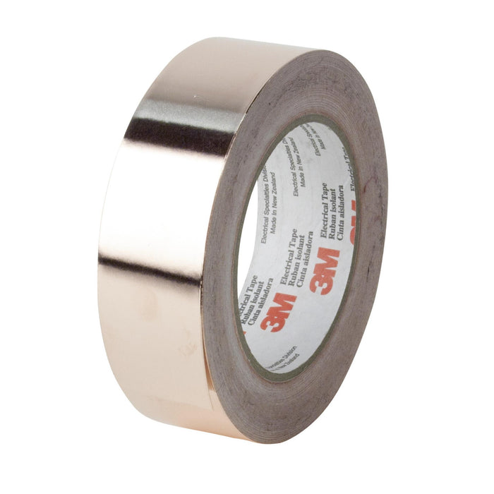 3M EMI Copper Foil Shielding Tape 1194, 23 in x 60 yd, trimmed, Log
Roll w/liner