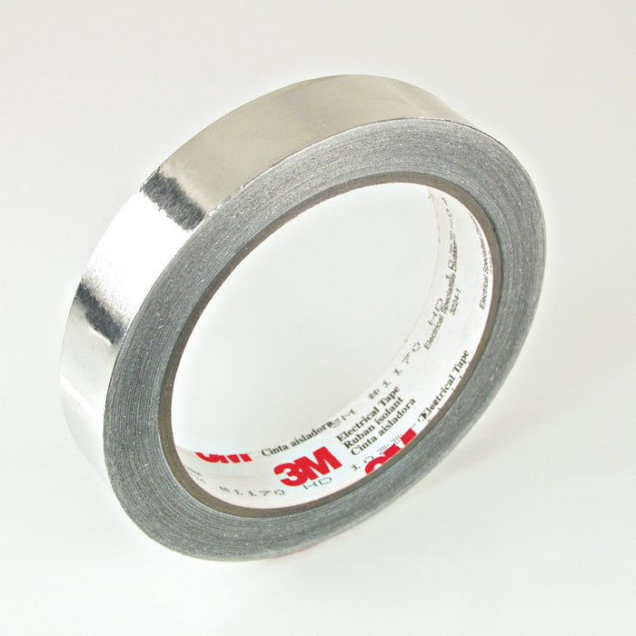 3M EMI Aluminum Foil Shielding Tape 1170, 25 mm x 16.5 m, 3 in Paper
Core