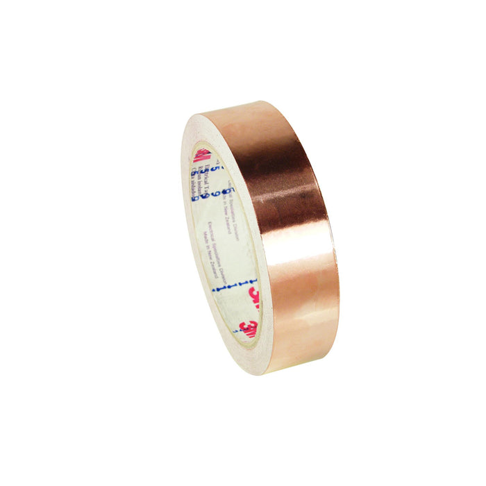 3M EMI Copper Foil Shielding Tape 1182, 1/2 in x 18 yd (12.70 mm x 16.5
m)