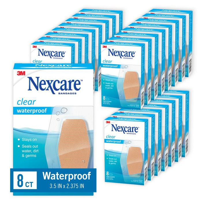 Nexcare Waterproof Bandages 581-08, Knee and Elbow, 8 ct.