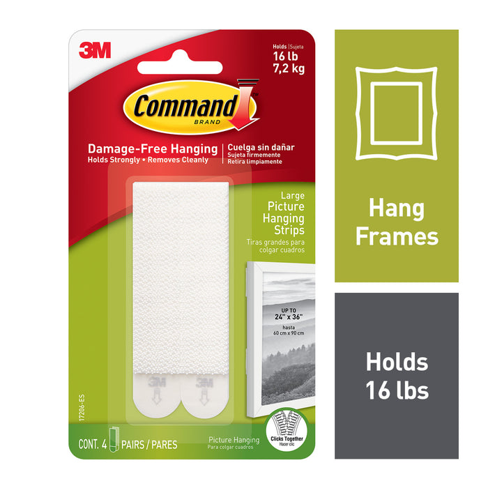Command Large Picture Hanging Strips, 17206-ES