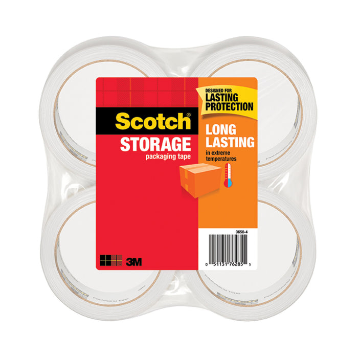 Scotch® Long Lasting Storage Packaging Tape 3650-4, 1.88 in x 54.6 yd