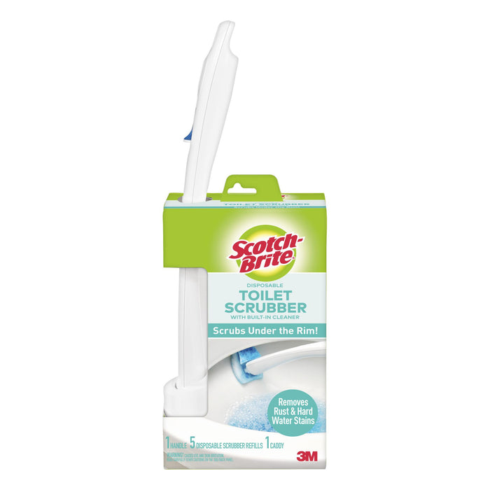 Scotch-Brite® Disposable Toilet Scrubber Cleaning System, 558-SK-4NP
