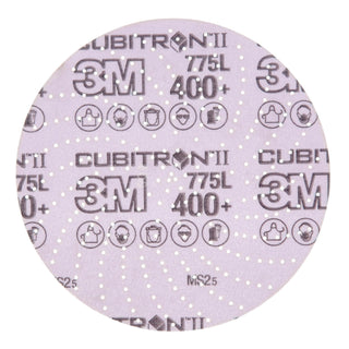 3M Xtract Cubitron II Film Disc 775L, 400+, 6 in, Die 600LG,
50/Carton