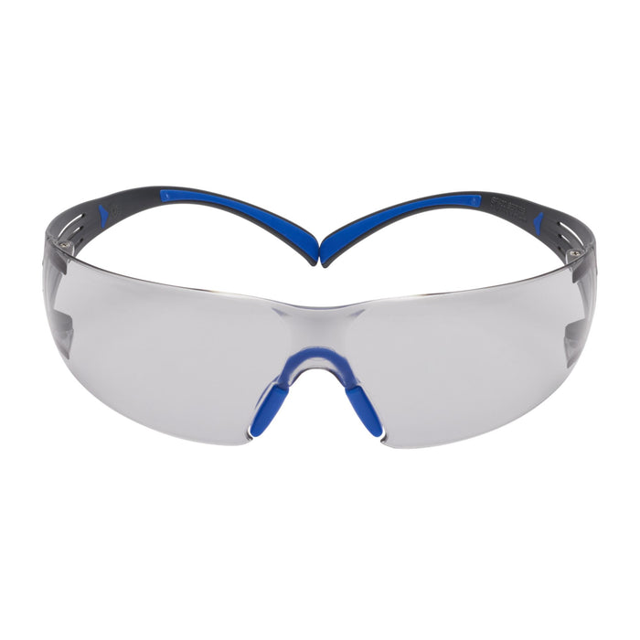 3M SecureFit Safety Glasses SF407SGAF-BLU, Blue/Gray