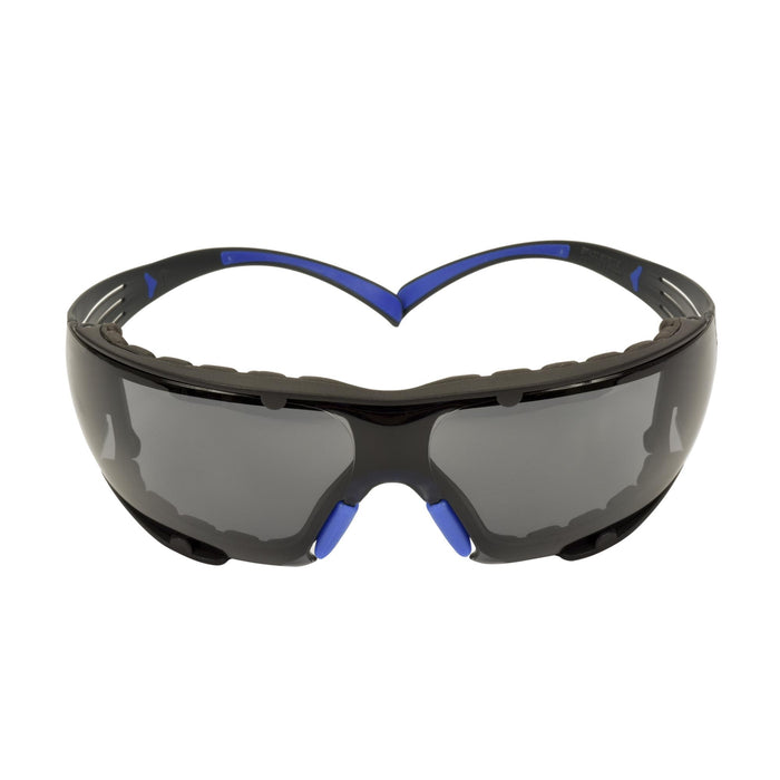 3M SecureFit Safety Glasses SF402SGAF-BLU-F, Blue/Gray