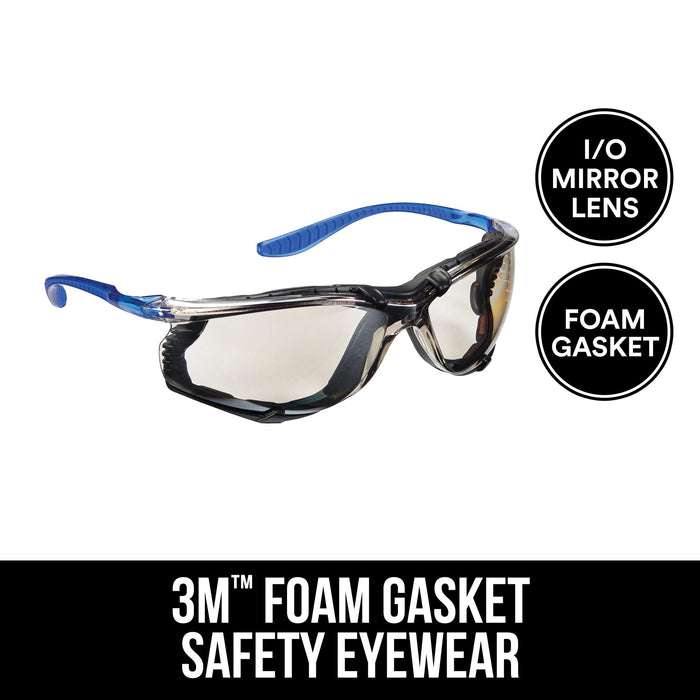 3M Performance Eyewear Gasket Design 47200-HZ6-NA, Mirror Lens,
Anti-Fog
