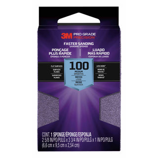 3M Pro Grade Precision Faster Sanding Block Sponge, 24001TRIP-F-B