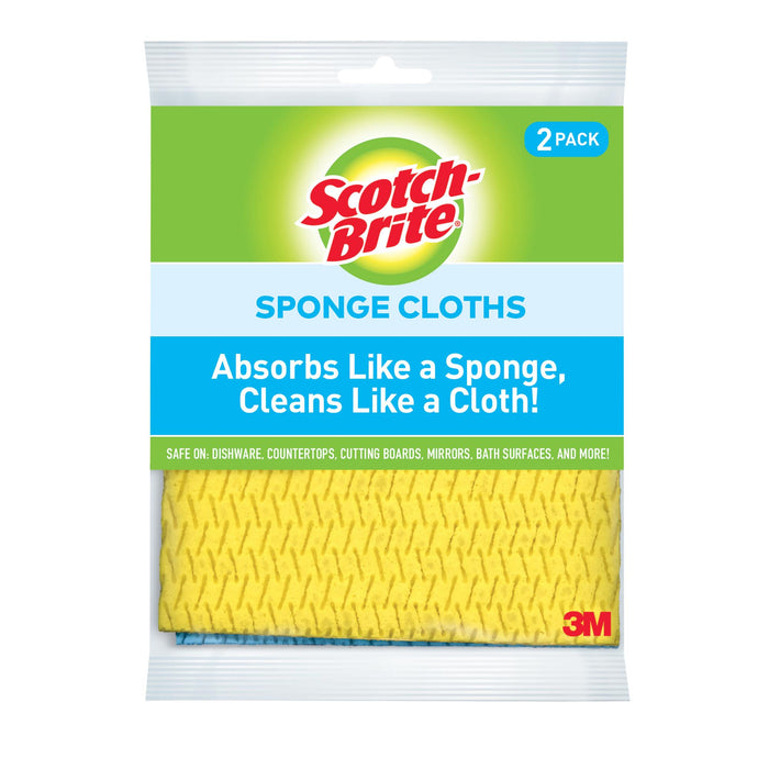 Scotch-Brite® Sponge Cloth 9055, 6.8 in x 7.8 in x 0 in (17 cm x 19 cm)