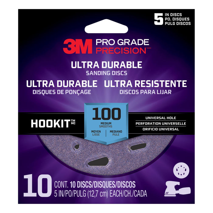 3M Pro Grade Precision Ultra Durable Universal Hole Sanding Disc,
DUH5100TRI-10I