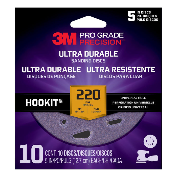 3M Pro Grade Precision Ultra Durable Universal Hole Sanding Disc,
DUH5220TRI-10T