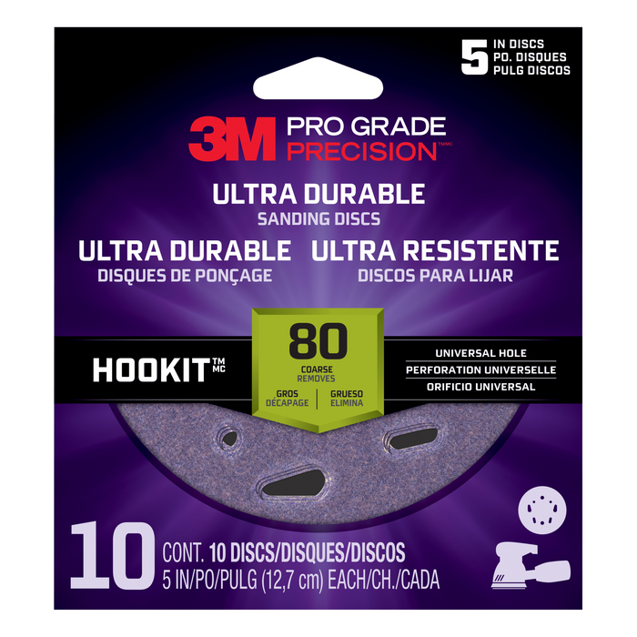 3M Pro Grade Precision Ultra Durable Universal Hole Sanding Disc
DUH580TRI-10I