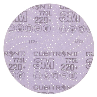 3M Xtract Cubitron II Film Disc 775L, 220+, 8 in, Die 800LG,
50/Carton