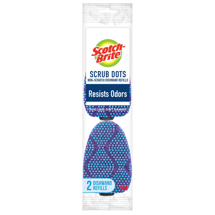Scotch-Brite® Advanced Scrub Dots Non-Scratch Dishwand Refills 487A-2-7