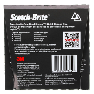 Scotch-Brite Precision Surface Conditioning TN Quick Change Disc, PN-DN, Medium