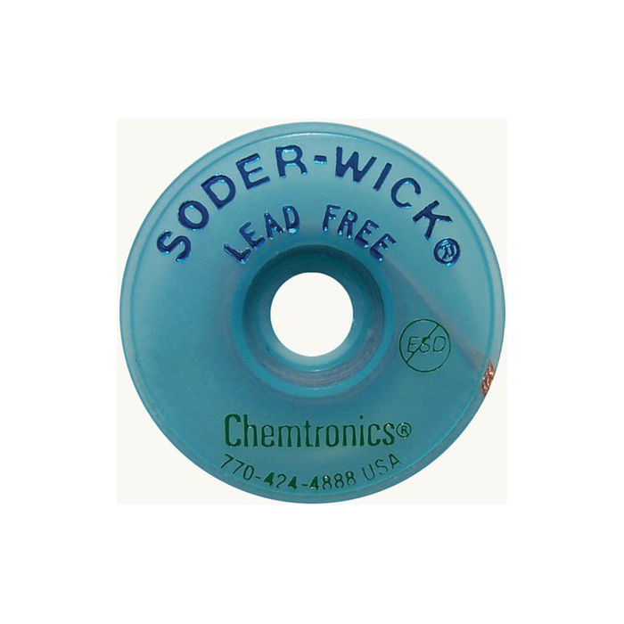 Chemtronics 40-1-5 Lead Free Wick, .030" 5 ft Roll