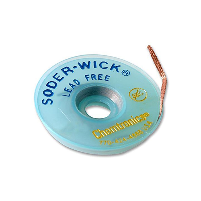 Chemtronics 40-3-10 Lead Free Wick, .080" 10ft Roll
