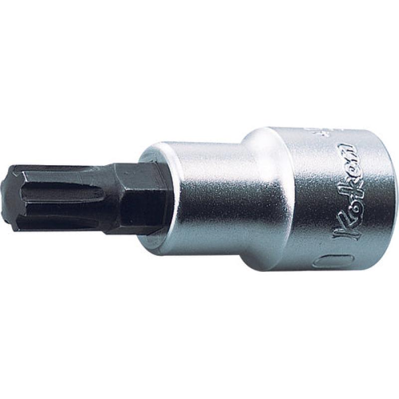 Ko-Ken 4027.60-M10 1/2 Inch Sq. Dr. Bit Socket Ribe-CV M10 Length 60 m ...