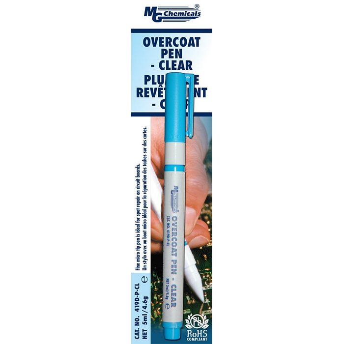 Mg Chemicals 419D-P-CL Clear Overcoat Pen
