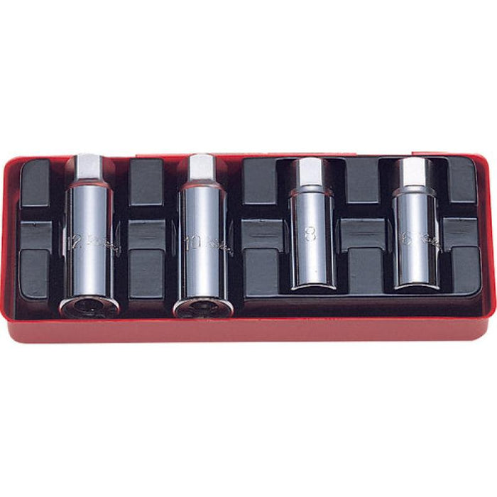 Koken 4211A 1/2 Inch Sq. Dr. Stud Puller Set 1/4-1/2 4 Pieces