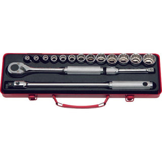 Ko-Ken 4232M Socket Set 12 Point 16 Pieces 1/2 Sq. Drive