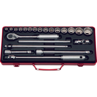 Ko-Ken 4244M 1/2 Sq. Dr. Socket set 12 point 22 pieces