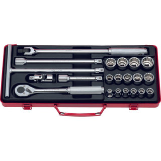 Ko-ken 4263M 1/2"Sq. Drive 12 Point Socket Set 21 Pcs