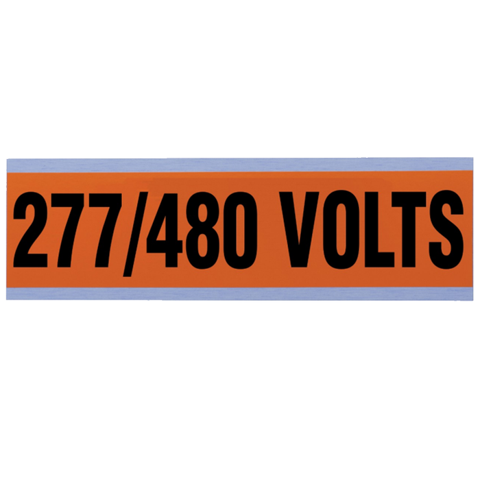 Ideal 44-298 Voltage and Conduit Marker Card, "277/480v", Large