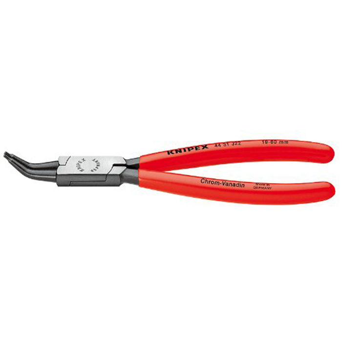 Knipex 44 31 J22 Internal 45 Degree Angled Retaining Ring Pliers 6.75-Inch