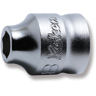 Ko-Ken 4400MZ-8 1/2 Sq. Dr. Socket 8mm 6 point Length 26mm Z-series
