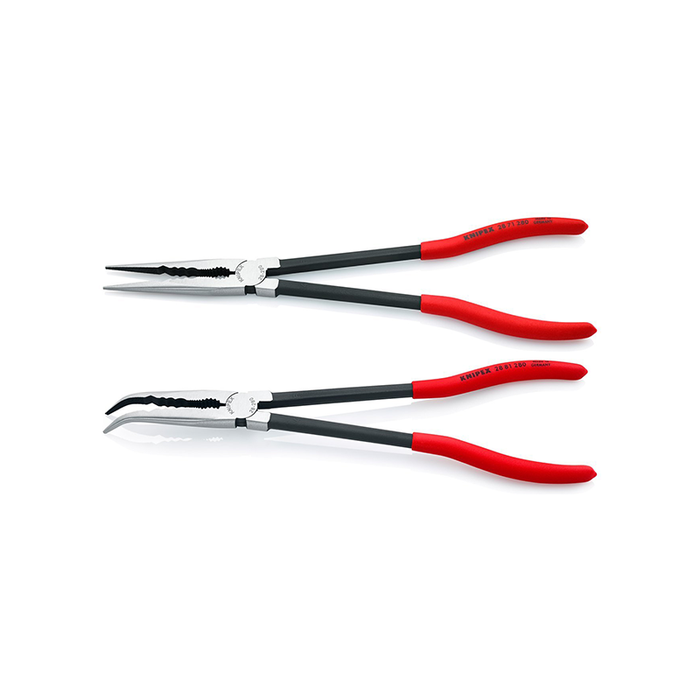 Knipex 9K 00 80 128 US 11" Extra Long Needle Nose Pliers Set with Keeper Pouch