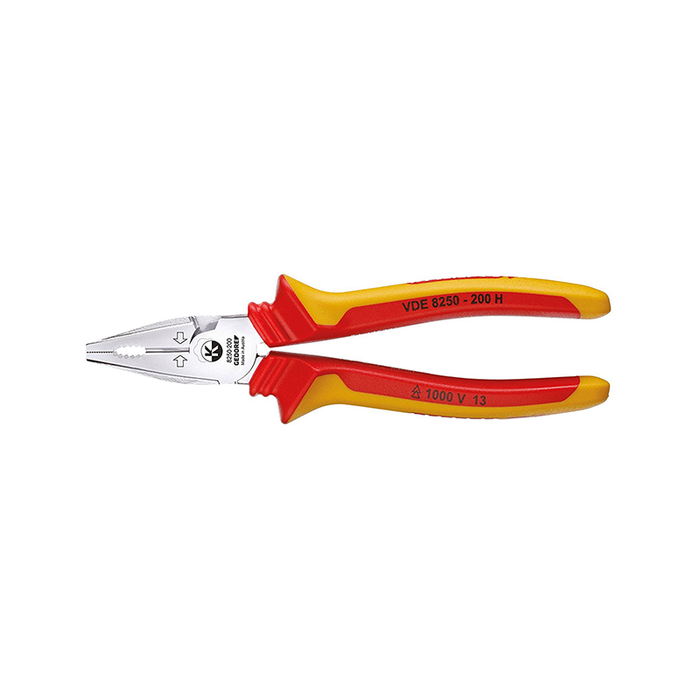 GEDORE 1550969 VDE Heavy Duty Combination Pliers with VDE Insulating Sleeves, 200mm Length