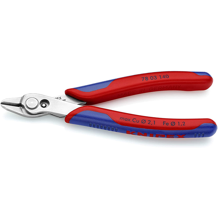 Knipex 78 03 140 SBA Electronic Super Knips XL Precision Cutting Pliers, 140 mm