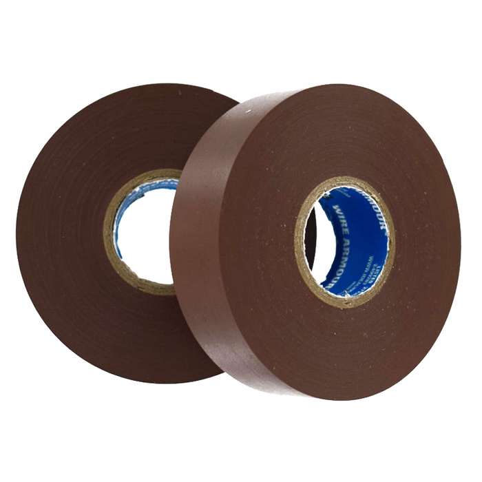 Ideal 46-35-BRN Wire Armour Professional Vinyl Electrical Tape, Brown