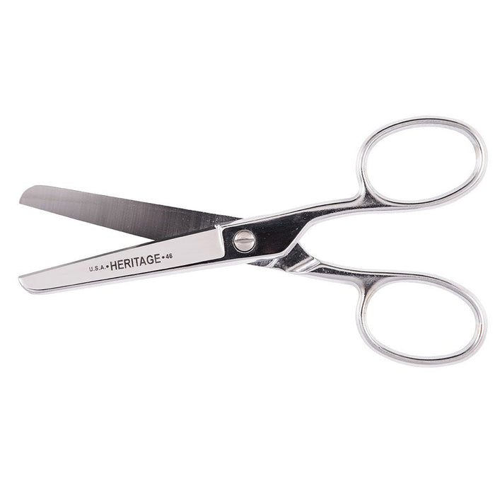 Heritage Cutlery 46F 6'' Safety Scissors w/ Large Ring / Fully Rounded Tips