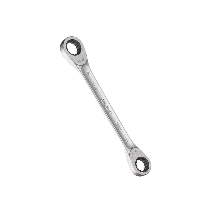 GEDORE 4R-14X15 Flat Ring Ratchet Spanner, 14 mm x 15 mm