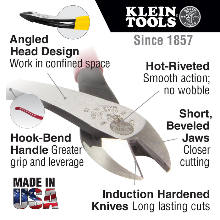 Klein Tools D248-9ST 9" High-Leverage Diagonal-Cutting Pliers
