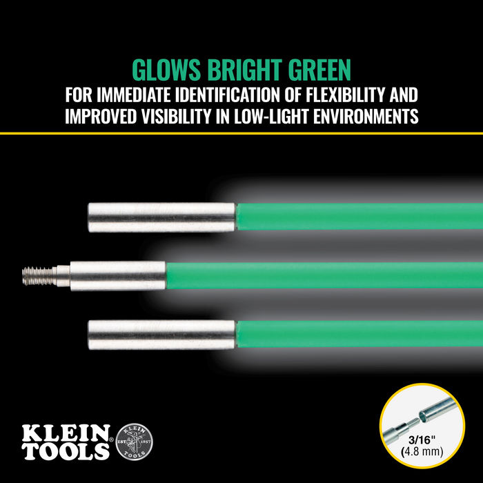 Klein Tools 50159 Hi-Flex Glow Rod, 15-Foot