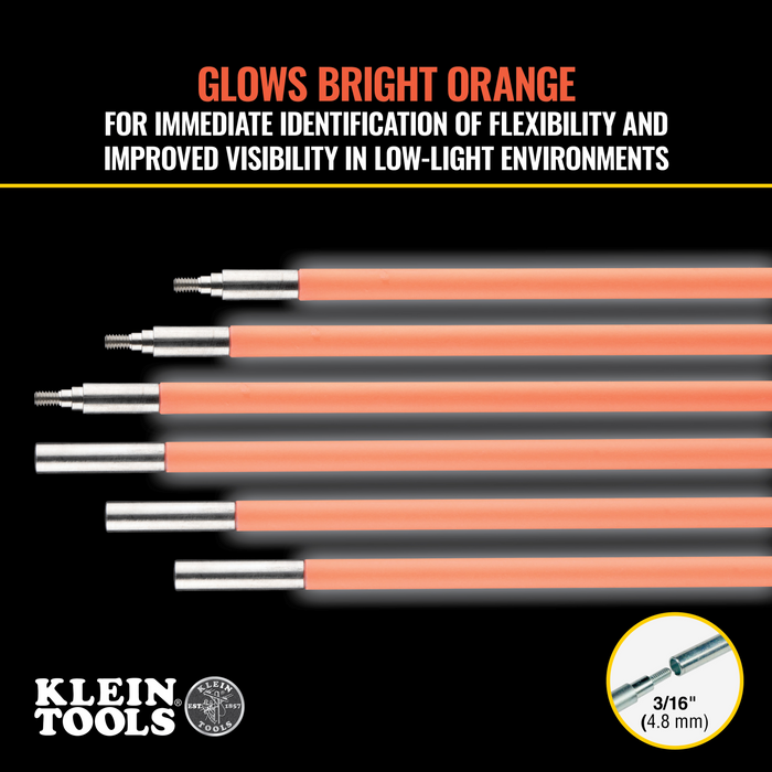 Klein Tools 50303 Lo-Flex Glow Rod, 30-Foot
