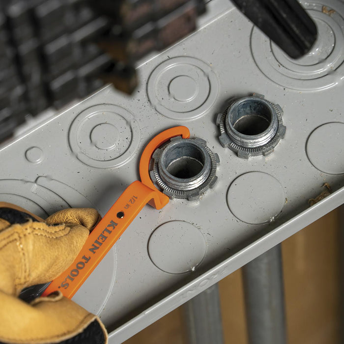 Klein Tools 50900R Ratcheting Locknut Wrench Set, 3 Pc.