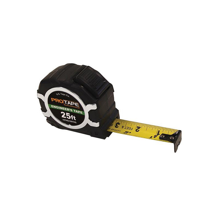 US Tape 51625 ProTape X Series - Engineers 1" X 25' ENG Scale Nylon Coated Double Sided Blade w/Push Button lock