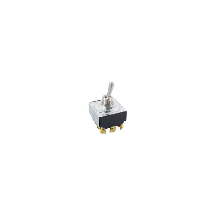 NTE Electronics 54-019 SWITCH TOGGLE 4PDT 15A ON-NONE-ON BAT HANDLE