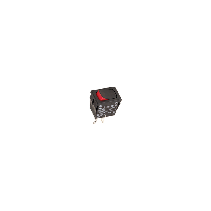 NTE Electronics 54-074 ROCKER SWITCH 8A 125VAC SNAP-IN .187" CONNECT TERMINALS
