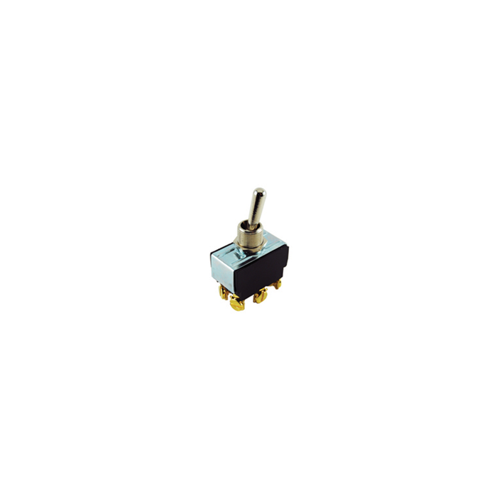 NTE Electronics 54-100 SWITCH TOGGLE DPDT 20A ON-OFF-ON 125VAC SCREW TERMINALS