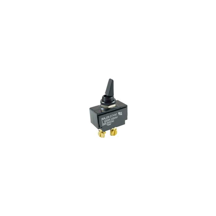NTE Electronics 54-110 SWITCH PADDLE TOGGLE 20A 125VAC .5" MOUNT TERMINALS